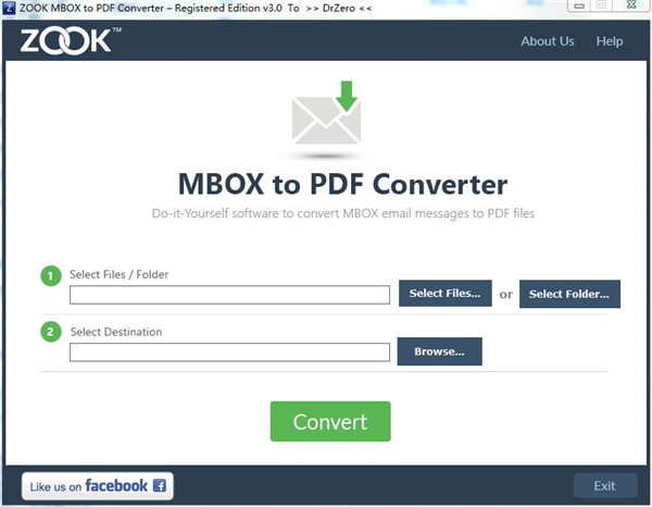 ZOOK MBOX to PDF Converter