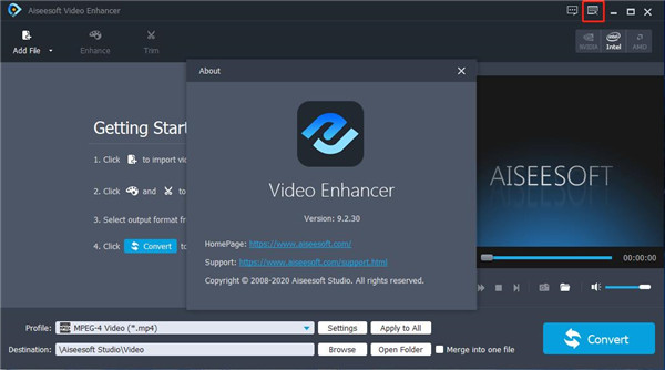 Aiseesoft Video Enhancer(视频画质增强工具)破解版
