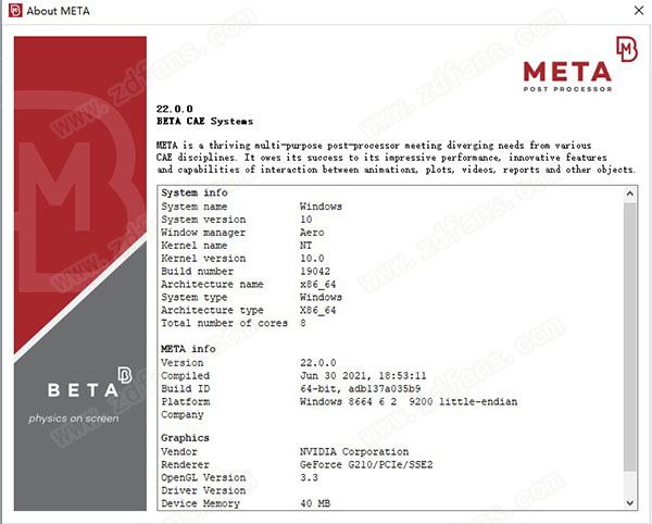 BETA CAE Systems 22破解补丁-BETA CAE Systems 22破解文件下载(附破解教程)