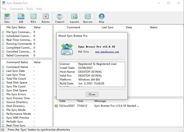 Sync Breeze Pro 13破解版-Sync Breeze Pro 13中文激活版下载 v13.6.18(附安装教程)