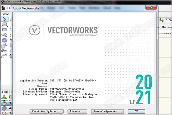 VectorWorks InteriorCAD 2021 F2中文破解版 x64下载(附破解补丁)