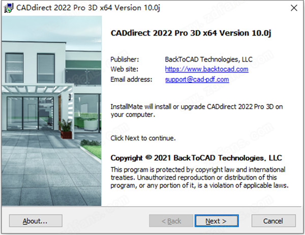 BackToCAD CADdirect Pro 3D 2022破解版 v10.0j下载(附注册机)