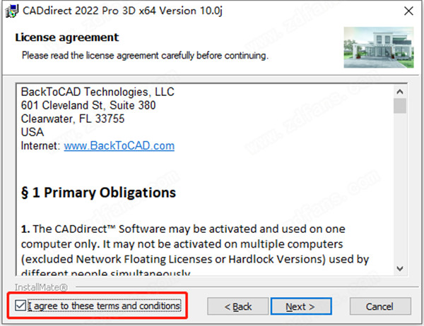 BackToCAD CADdirect Pro 3D 2022破解版 v10.0j下载(附注册机)