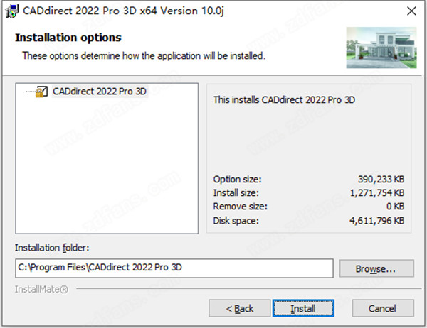 BackToCAD CADdirect Pro 3D 2022破解版 v10.0j下载(附注册机)