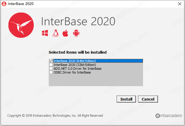 Embarcadero InterBase 2020破解版 v14.0.0.97下载(附注册机及激活教程)