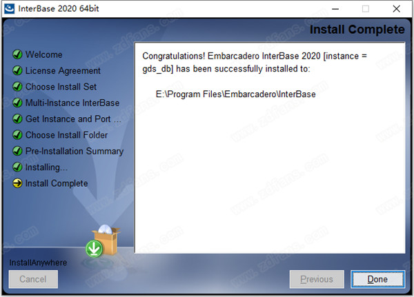 Embarcadero InterBase 2020破解版 v14.0.0.97下载(附注册机及激活教程)