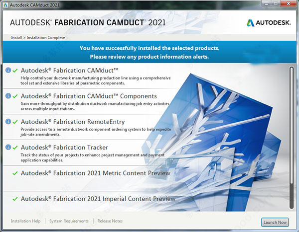 Autodesk Fabrication CAMduct 2021破解版下载 (附安装教程)