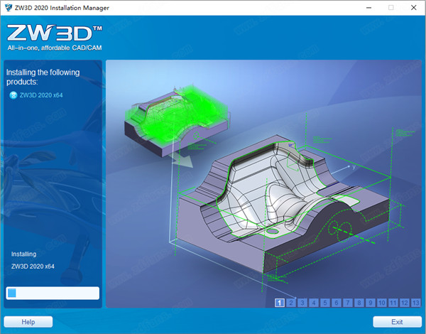 ZWCAD ZW3D 2020中文破解版 v24.00下载(附注册机及安装破解教程)