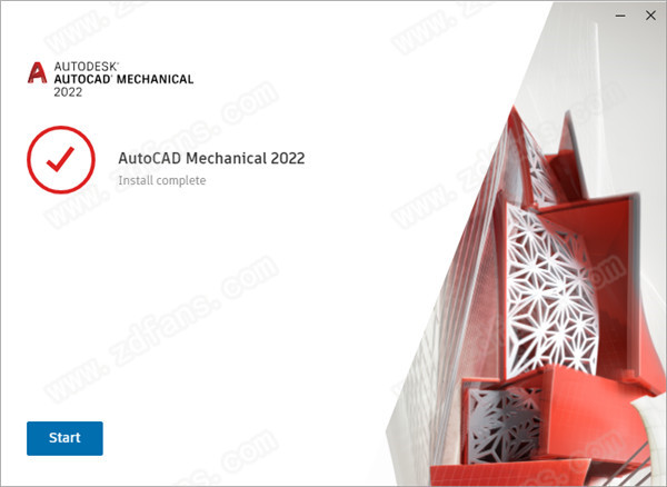 AutoCAD Mechanical 2022破解版-Autodesk AutoCAD Mechanical 2022软件中文激活版下载(附破解教程+破解补丁)