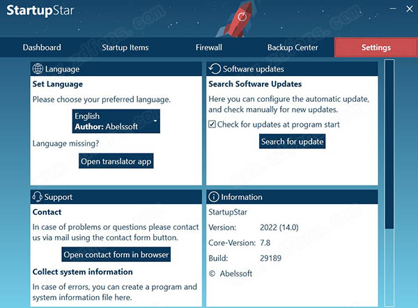 Abelssoft StartupStar 2022破解补丁-Abelssoft StartupStar 2022破解文件下载(附破解教程)