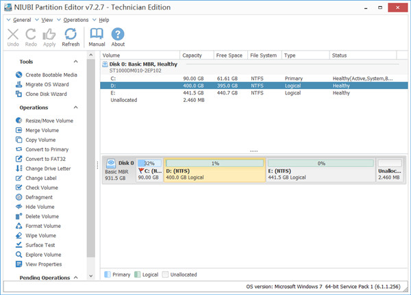 NIUBI Partition Editor