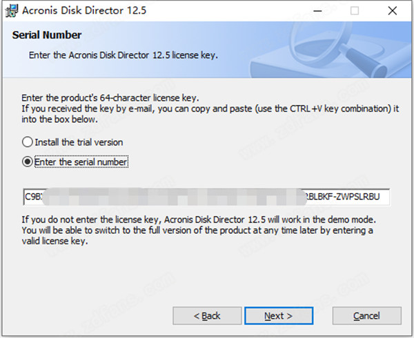 Acronis Disk Director 12.5破解版下载(附注册码)