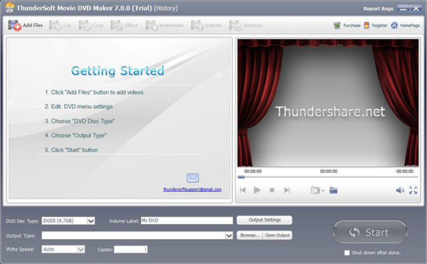 ThunderSoft Movie DVD Maker破解版 v7.0.0下载(含注册码)