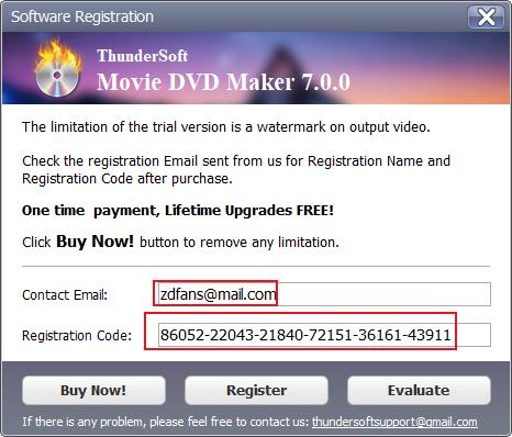 ThunderSoft Movie DVD Maker破解版 v7.0.0下载(含注册码)