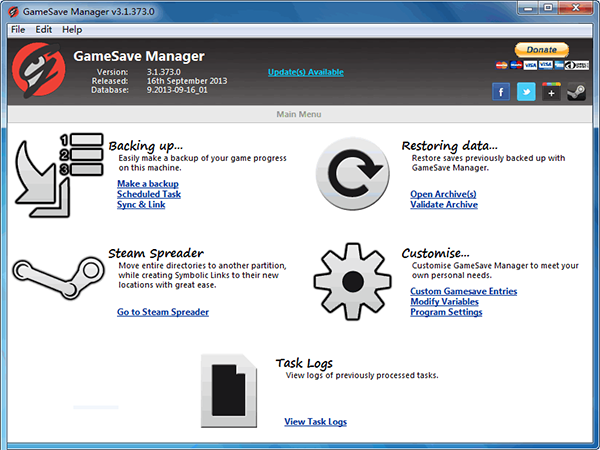 GameSave Manager(游戏数据备份软件)