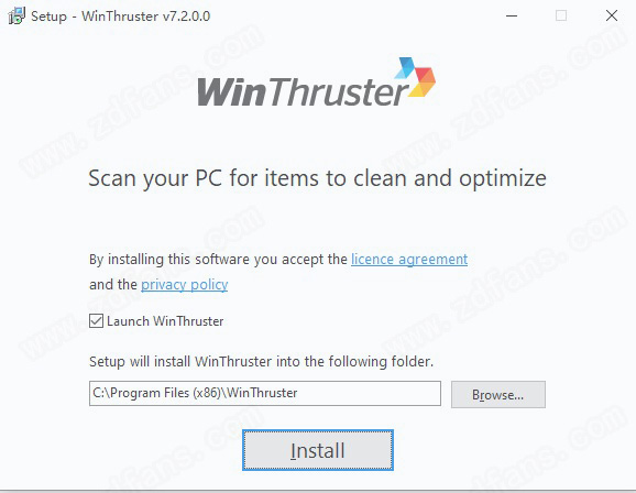 WinThruster Pro中文破解版下载 v7.2.0(附破解补丁)