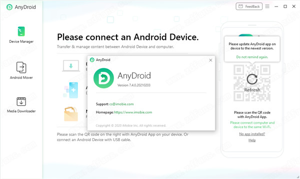 AnyDroid(安卓设备助手)破解版 v7.4.0下载(免注册)