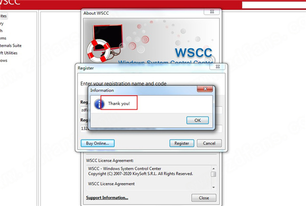 Windows系统控制中心-WSCC Windows 4破解版下载 v4.0.3.2(注册机)