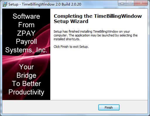 ZPAY Time Billing Window破解版下载 v2.0.20(附注册信息和教程)