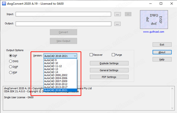 dwgConvert 2020破解版下载-Guthrie dwgConvert 2020破解版 A.19下载(附破解补丁)