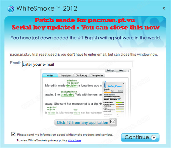 WhiteSmoke 2012破解版下载 v1.00.6034(附破解补丁)