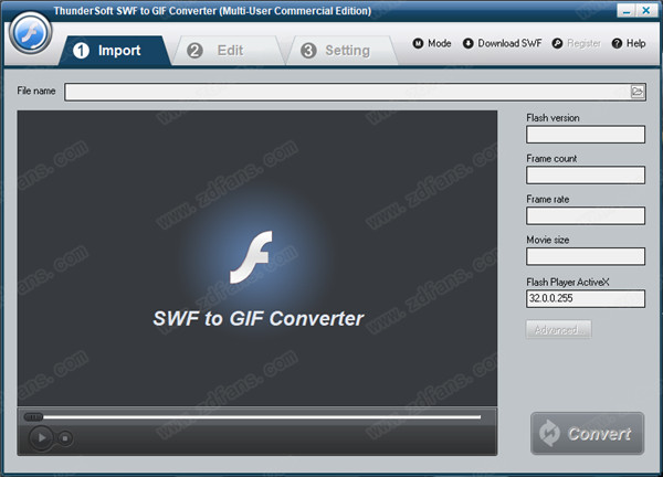 ThunderSoft SWF to GIF Converter破解版