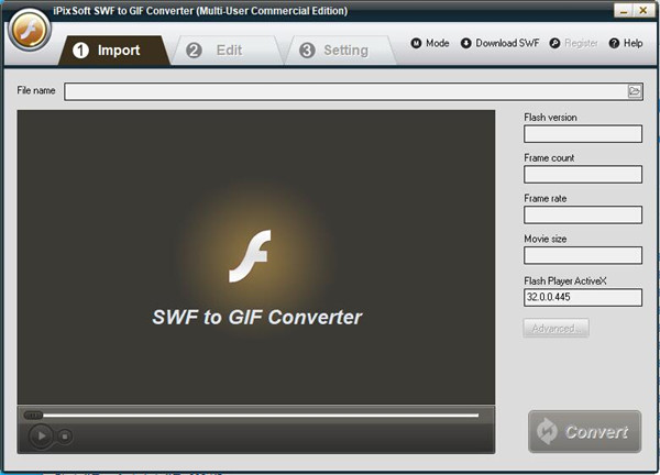 iPixSoft SWF to GIF Converter 4破解版