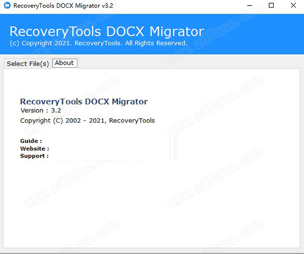 RecoveryTools DOCX Migrator中文破解版 v3.2.0下载(附破解补丁)