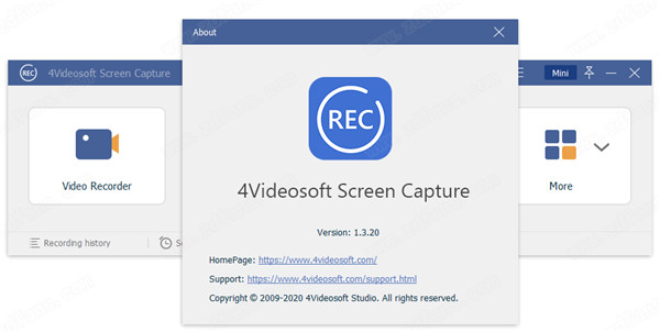 4Videosoft Screen Capture中文破解版 v1.3.20下载(附破解补丁、32/64位)
