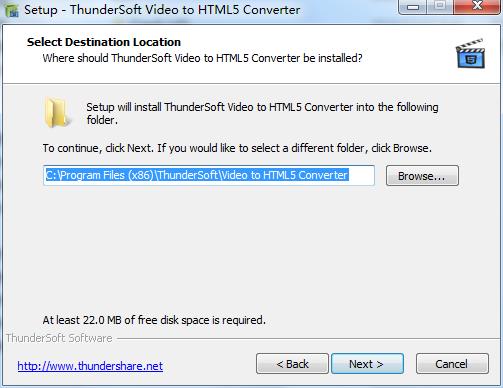 ThunderSoft Video to HTML5 Converter破解版下载 v2.7.0(附破解补丁和教程)