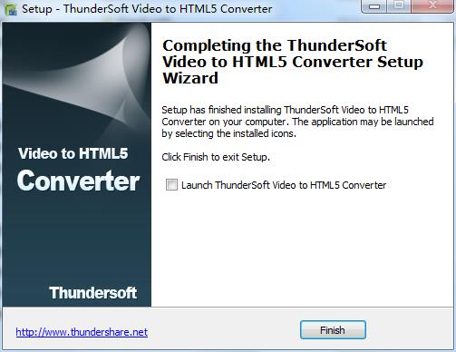 ThunderSoft Video to HTML5 Converter破解版下载 v2.7.0(附破解补丁和教程)