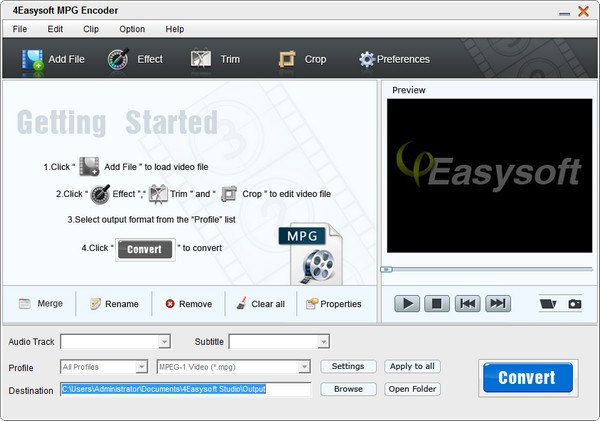 4Easysoft MPG Encoder中文版-4Easysoft MPG Encoder官方版下载 v3.2.26