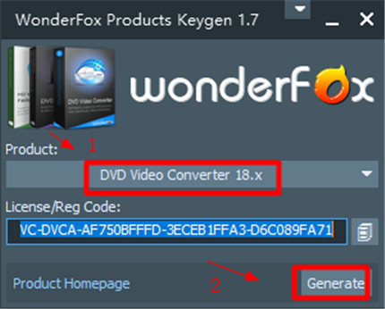 WonderFox注册机-WonderFox产品激活注册机下载(附使用教程)