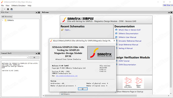 电路仿真设计软件-SIMetrix SIMPLIS破解版 v8.40下载(附注册机及许可证文件)