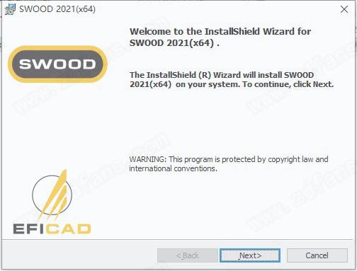 EFICAD SWOOD 2021中文破解版-木工插件EFICAD SWOOD 2021 SP0 64位下载(附破解补丁)