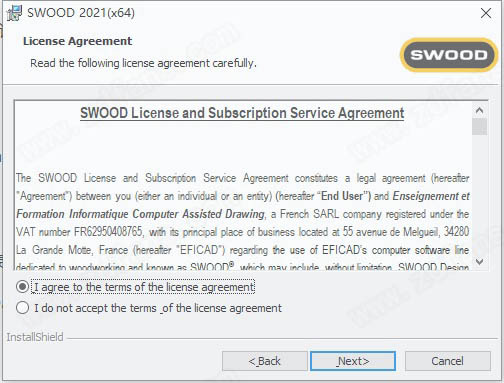 EFICAD SWOOD 2021中文破解版-木工插件EFICAD SWOOD 2021 SP0 64位下载(附破解补丁)