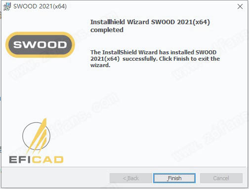 EFICAD SWOOD 2021中文破解版-木工插件EFICAD SWOOD 2021 SP0 64位下载(附破解补丁)