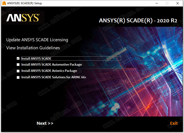 ANSYS SCADE 2020 R2中文破解版下载(附破解补丁)