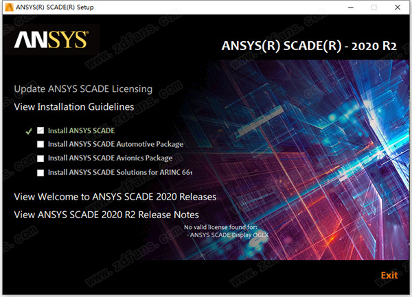 ANSYS SCADE 2020 R2中文破解版下载(附破解补丁)