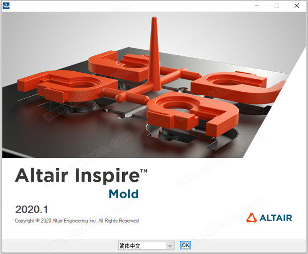 Inspire Mold 2020破解版下载-Altair Inspire Mold 2020.1中文破解版 64位下载(附破解补丁)