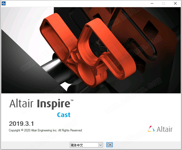 Altair Inspire Cast 2019.3.1中文破解版 64位下载(附破解补丁)