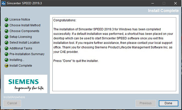 Siemens Simcenter SPEED 2019下载 v2019.3.0破解版(附安装教程)