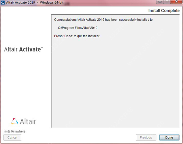 Altair Activate 2019(多学科系统仿真工具)破解版下载(附破解文件)