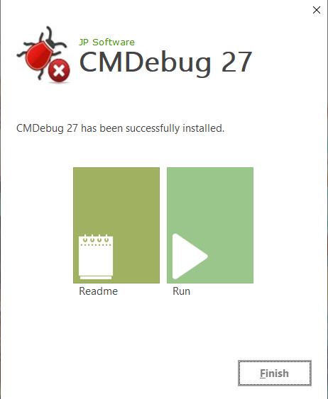 JP Software CMDebug(编程处理调试器)破解版下载 v27.00.16(含破解补丁)