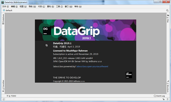 DataGrip 2019破解版_JetBrains DataGrip 2019.1中文破解版下载