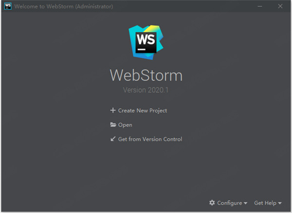 JetBrains WebStorm 2020.1汉化破解版下载(附汉化、破解补丁及激活码)