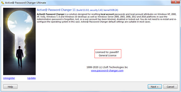 Active Password Changer Ultimate(windows密码重置)破解版下载 v11.0(附破解补丁)