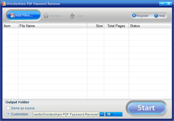 Wondershare PDF Password Remover破解版