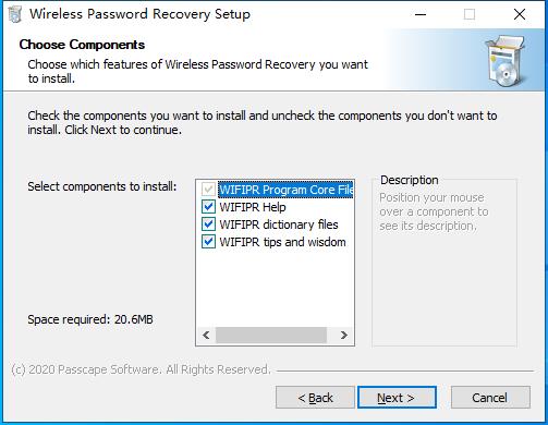Passcape Wireless Password Recovery(wifi密码恢复工具)破解版