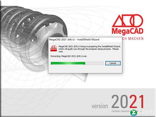 MegaCAD 2021中文破解版-Megatech MegaCAD Lt 2021最新免费版下载(附破解补丁)